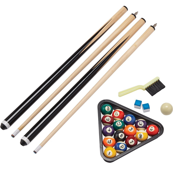 Walker & Simpson 2 in 1 Air Hockey & Pool Combo Table in Mahogany Pool Accessories