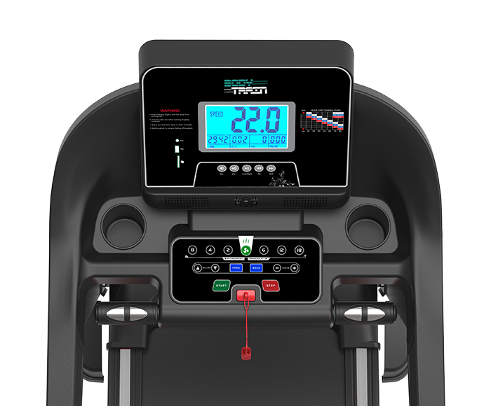 BodyTrain MT-196 Motorised Folding Treadmill