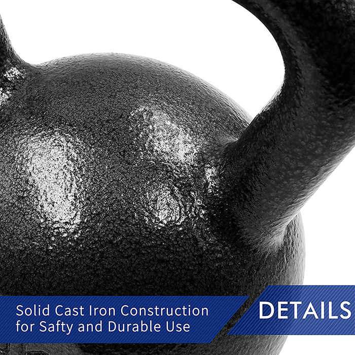 Ironman Pro 12kg Cast Iron Kettlebell