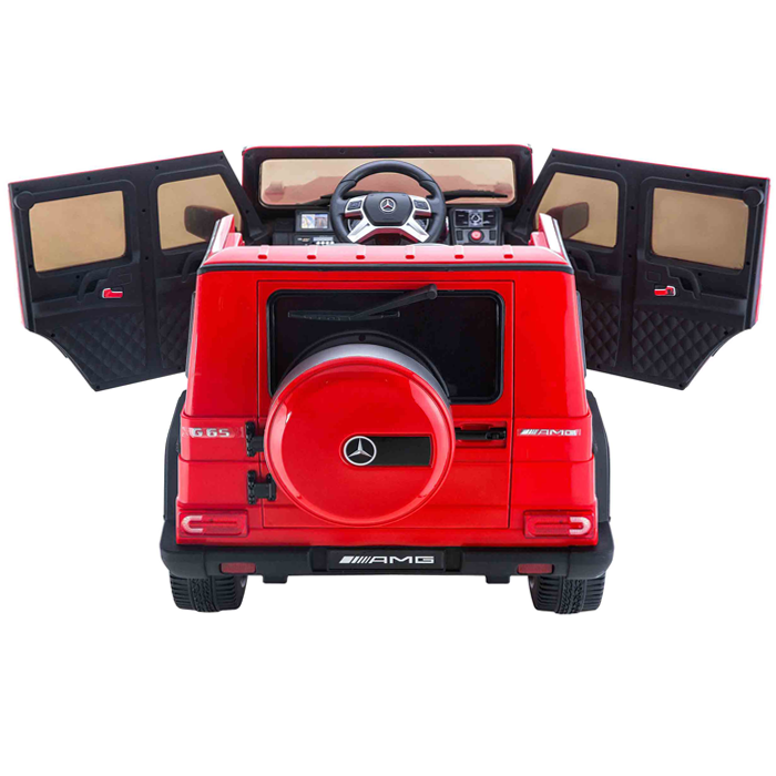 Kids Ride On Electric Car Mercedes G65 AMG Red - Image 5