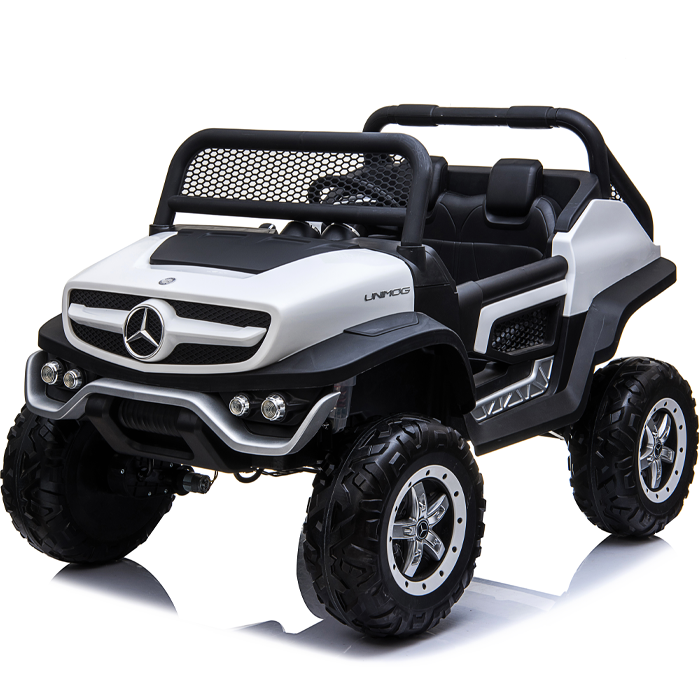 Kids Electric Ride On Mercedes-Benz UniMog White