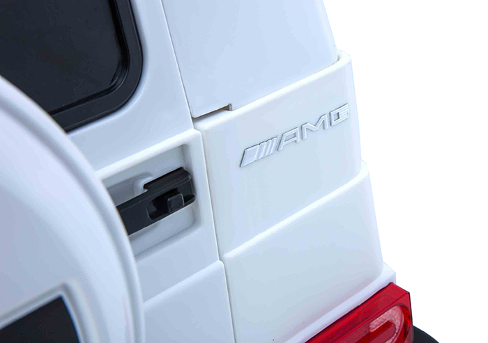 Kids Ride On Electric Car Mercedes G65 AMG White - Image 15