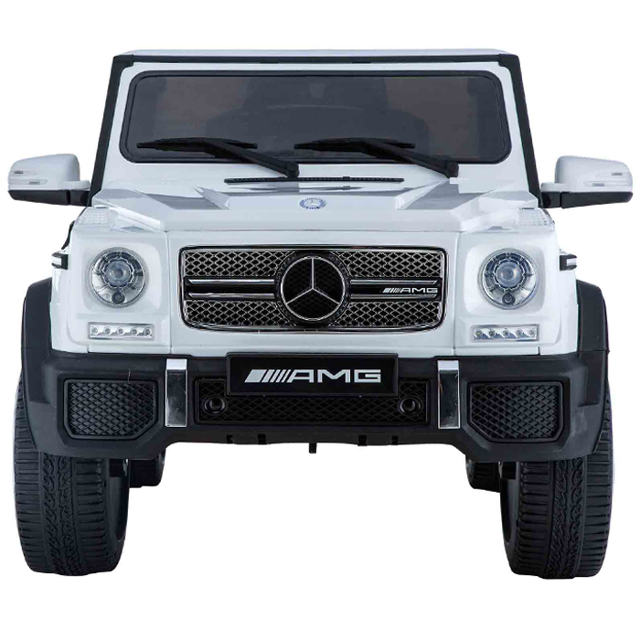 Kids Ride On Electric Car Mercedes G65 AMG White - Image 5