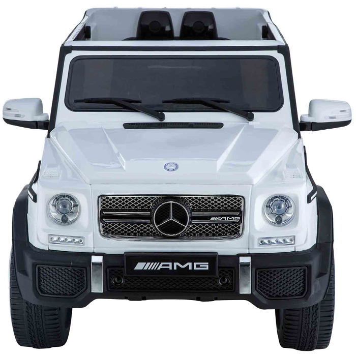 Kids Ride On Electric Car Mercedes G65 AMG White - Image 6