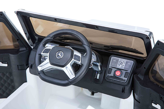 Kids Ride On Electric Car Mercedes G65 AMG White - Image 11