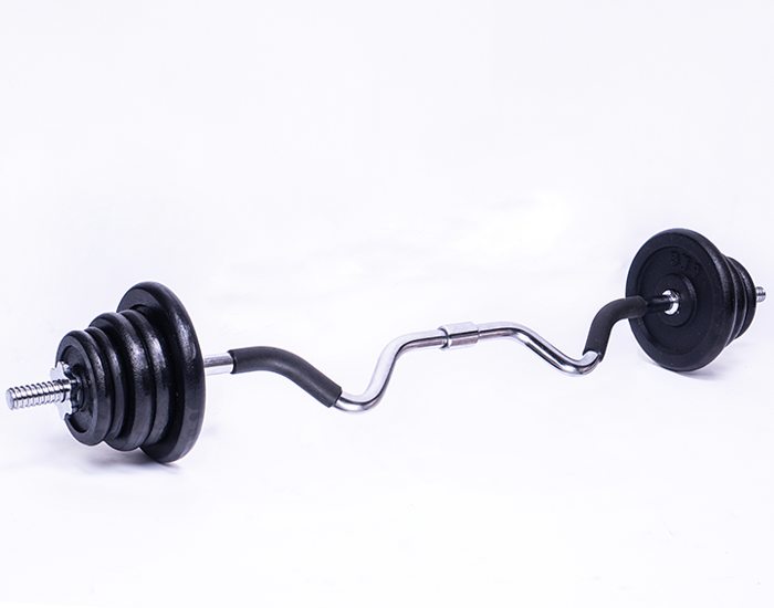 Ironman 30kg Standard Two-Piece Curl Bar Set