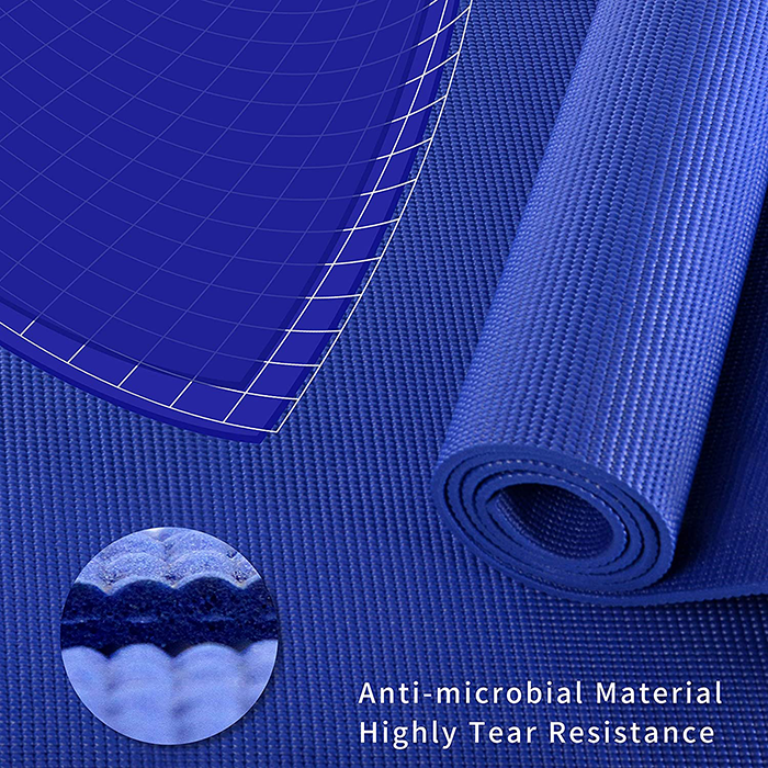 PROIRON Blue Yoga Mat with Free Carry Bag