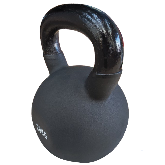 Ironman 20kg Cast Iron Coated Kettlebell