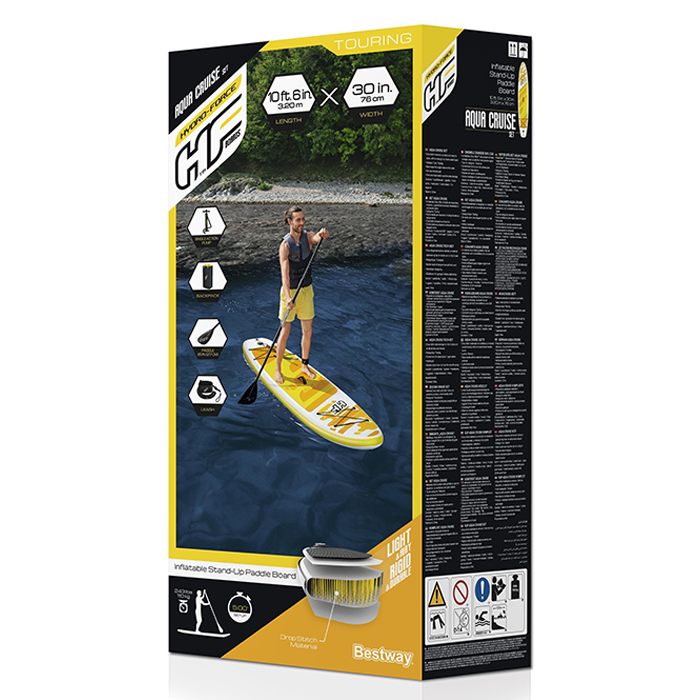 Bestway 10ft 6" Hydro-Force Aqua Cruise Inflatable Paddle Board SUP Set