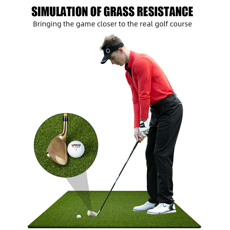 Hillman PGM 3m Heavy Duty Golf Practice Cage Deluxe Practice Mat with Tee And Ball Dispenser Package