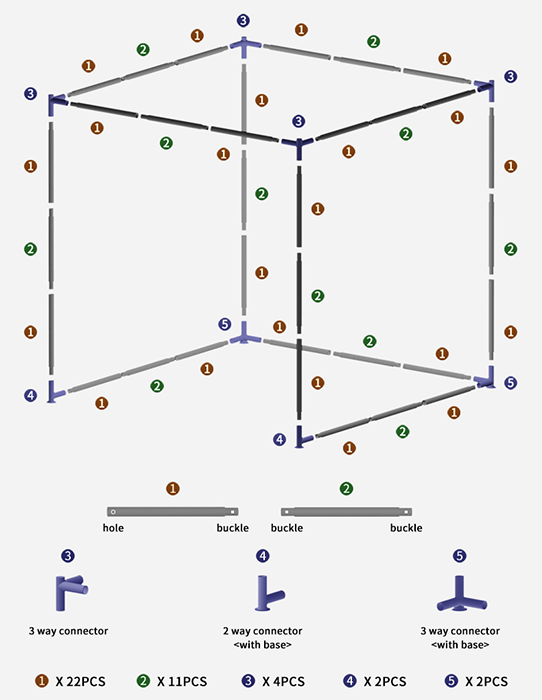 Hillman PGM 2m Heavy Duty Golf Practice Cage Practice Mat with Tee And Ball Dispenser Package