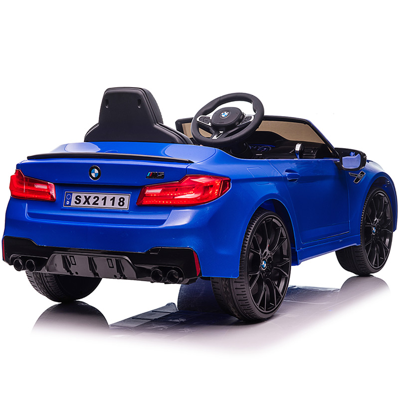Kids Electric Ride On 12V BMW M5 Convertible Blue