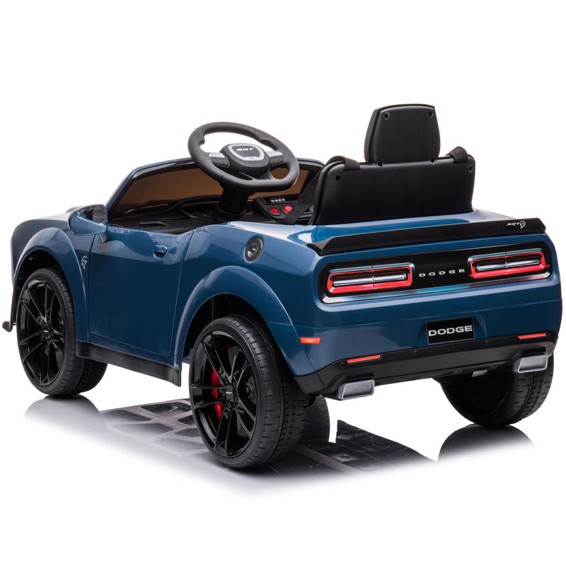 Kids Electric Ride On 12V Dodge Challenger Blue