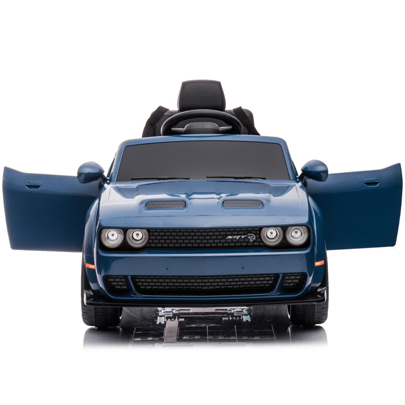 Kids Electric Ride On 12V Dodge Challenger Blue