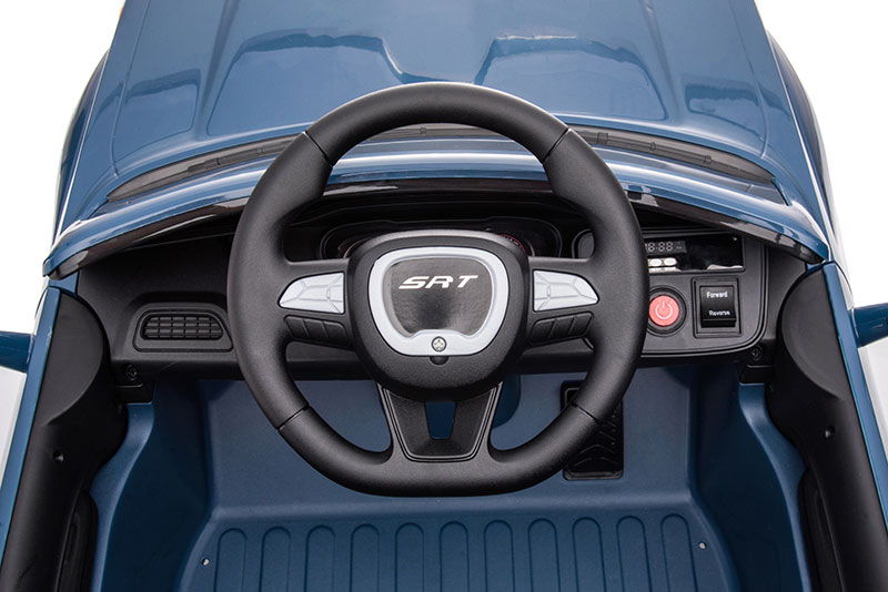 Kids Electric Ride On 12V Dodge Challenger Blue