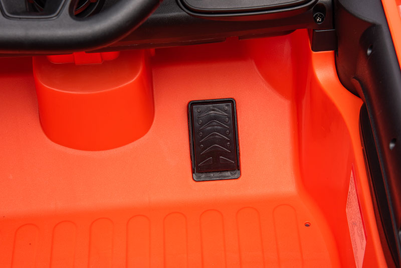 Kids Electric Ride On 12V Dodge Challenger Orange