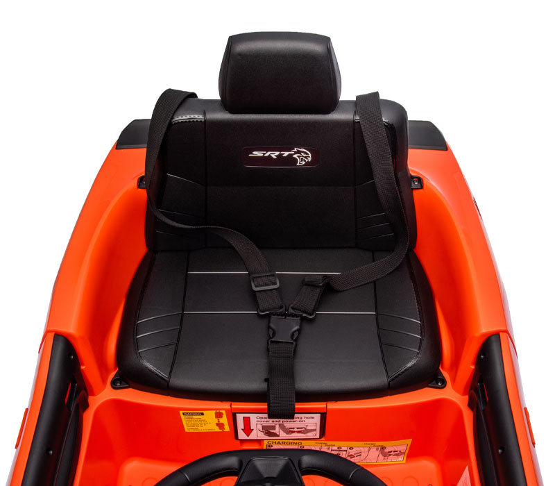 Kids Electric Ride On 12V Dodge Challenger Orange