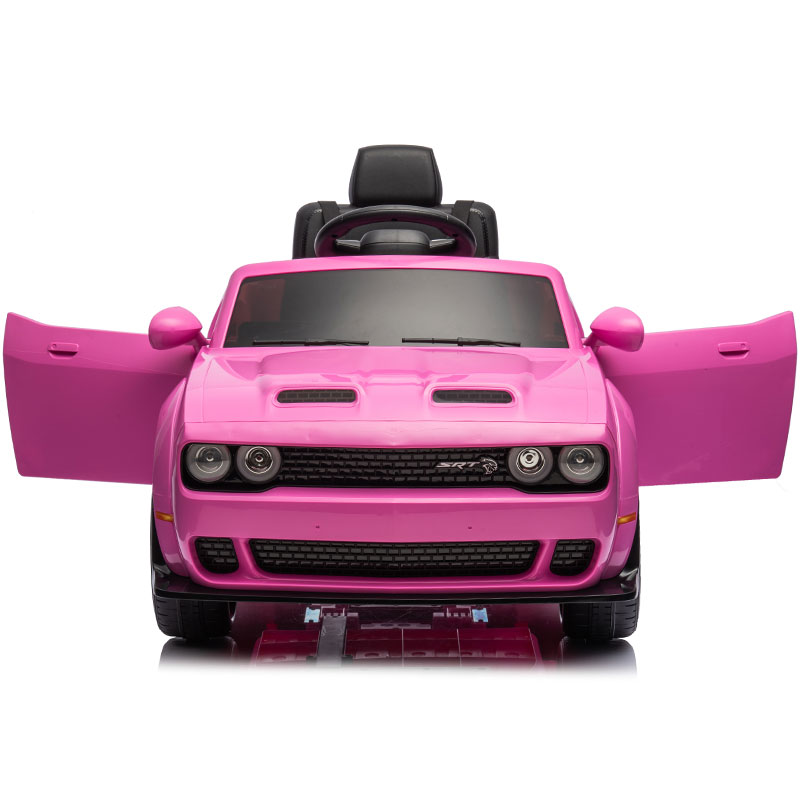 Kids Electric Ride On 12V Dodge Challenger Pink Ride on Kids Car