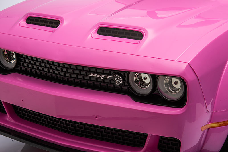 Kids Electric Ride On 12V Dodge Challenger Pink Ride on Kids Car
