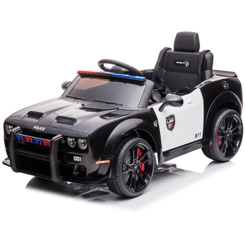 Kids Electric Ride On 12V Dodge Challenger Ride on Police Car