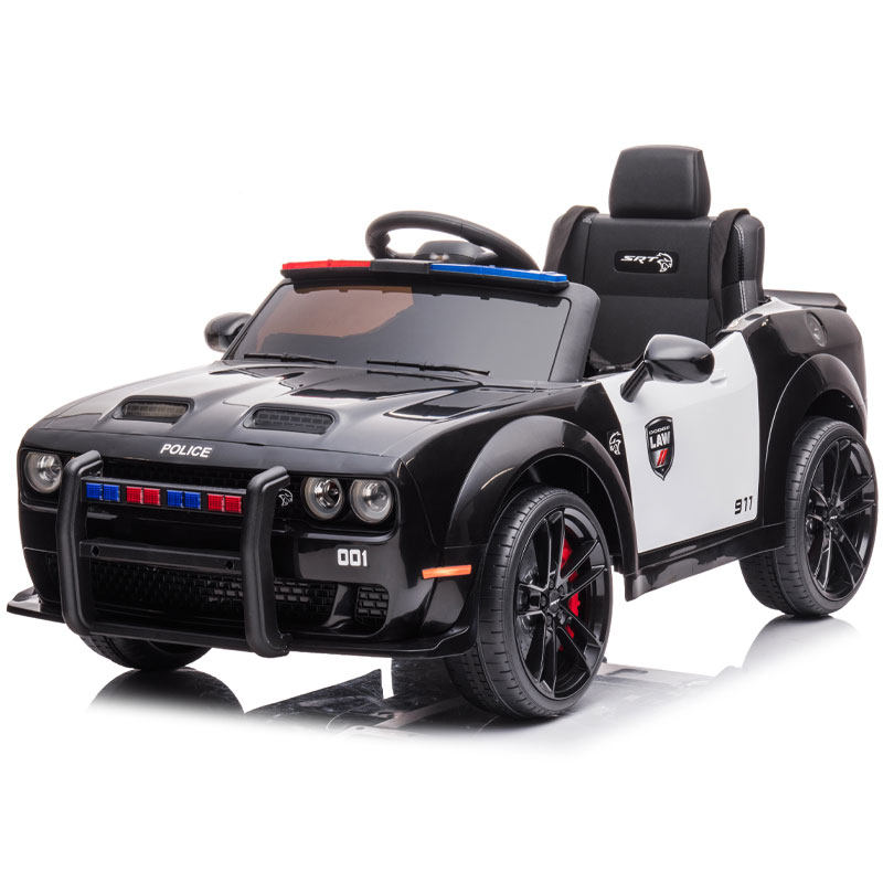 Kids Electric Ride On 12V Dodge Challenger Ride on Police Car
