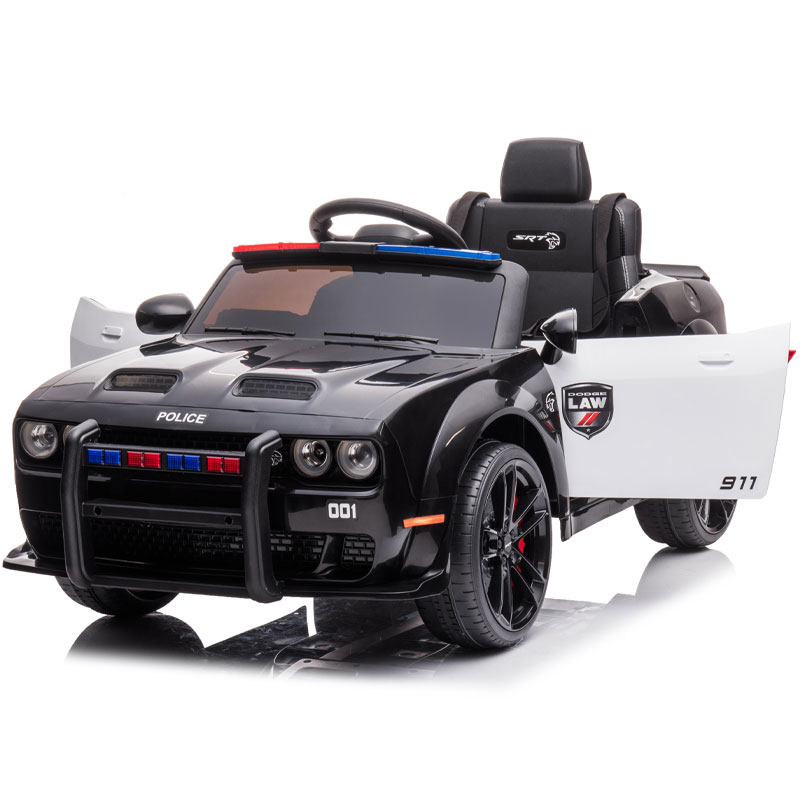 Kids Electric Ride On 12V Dodge Challenger Ride on Police Car