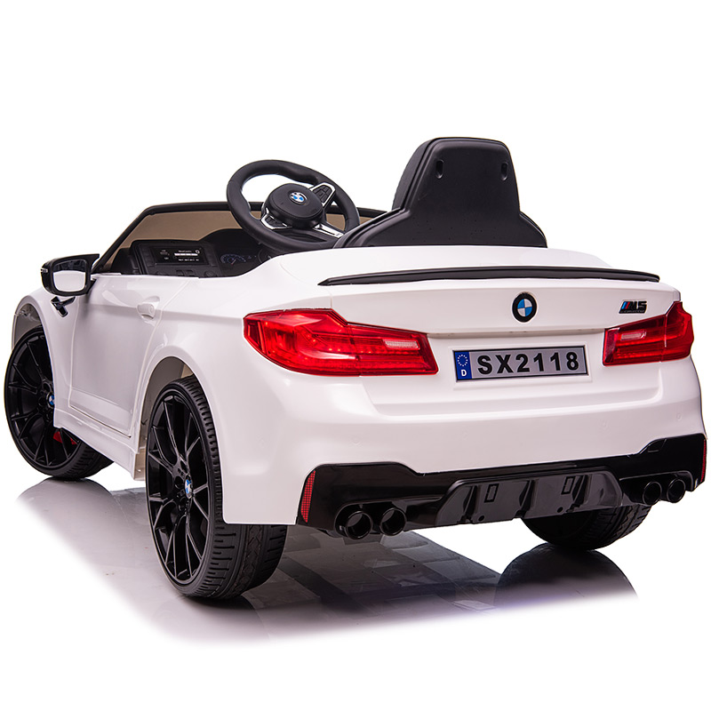 Kids Electric Ride On 12V BMW M5 Convertible White