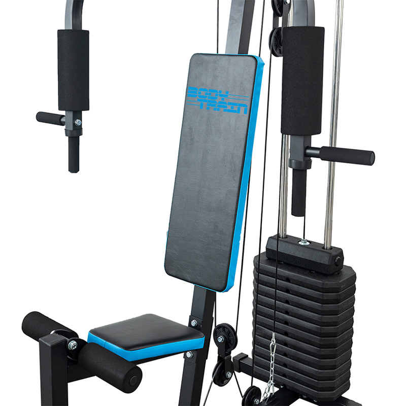 BodyTrain HG-460 Single Station Home Multi Gym with 66kg Weight Stack