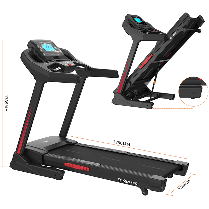 Bodytrain Xerxes Pro Motorised Folding Bluetooth Treadmill