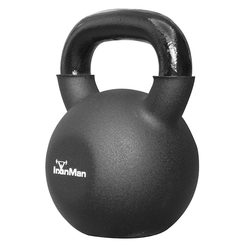 Ironman 20kg Cast Iron Coated Kettlebell