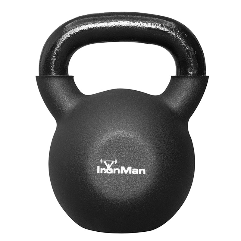 Ironman 20kg Cast Iron Coated Kettlebell