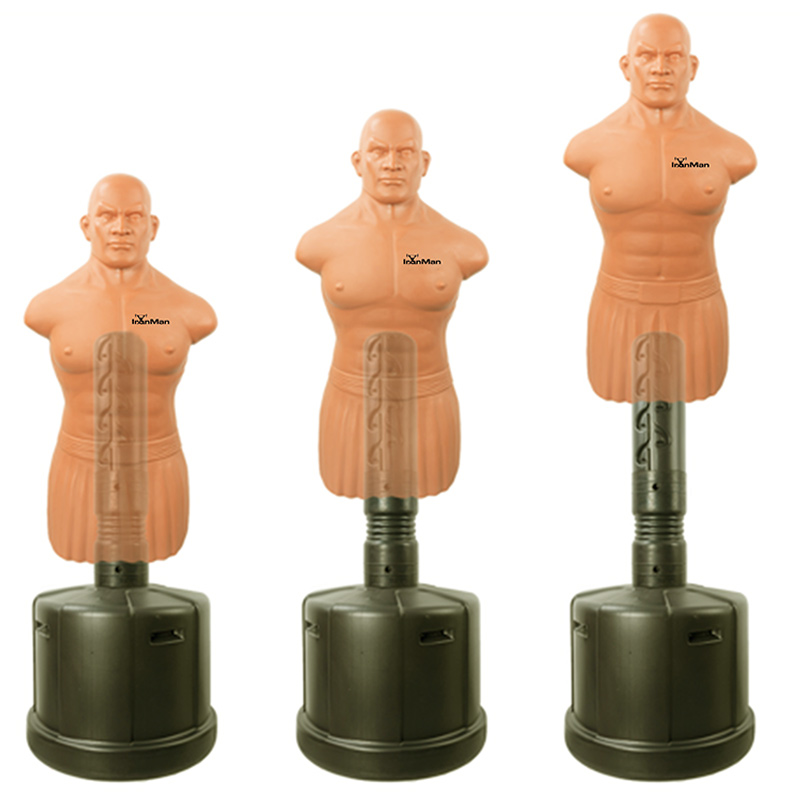 IronMan Free Standing Adjustable Height Punch Bag Sparring Dummy Man