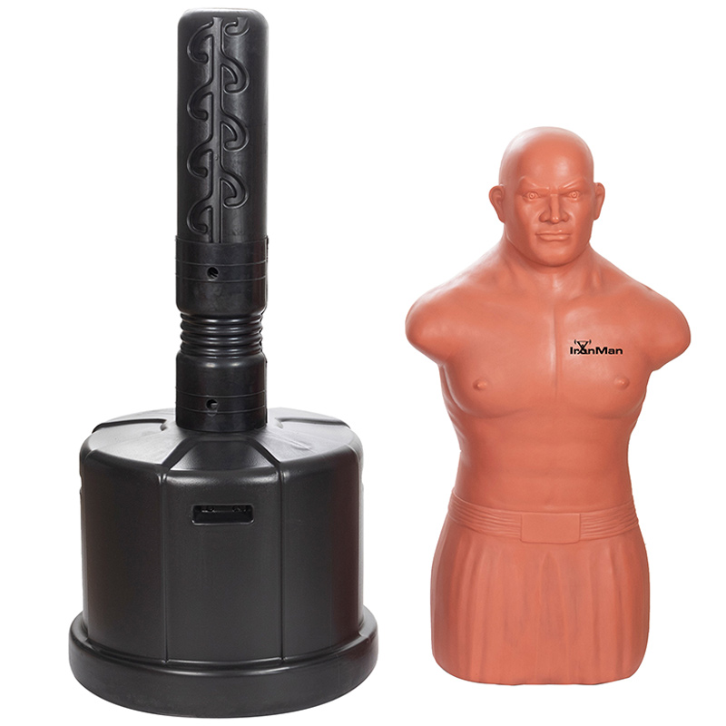 IronMan Free Standing Adjustable Height Punch Bag Sparring Dummy Man