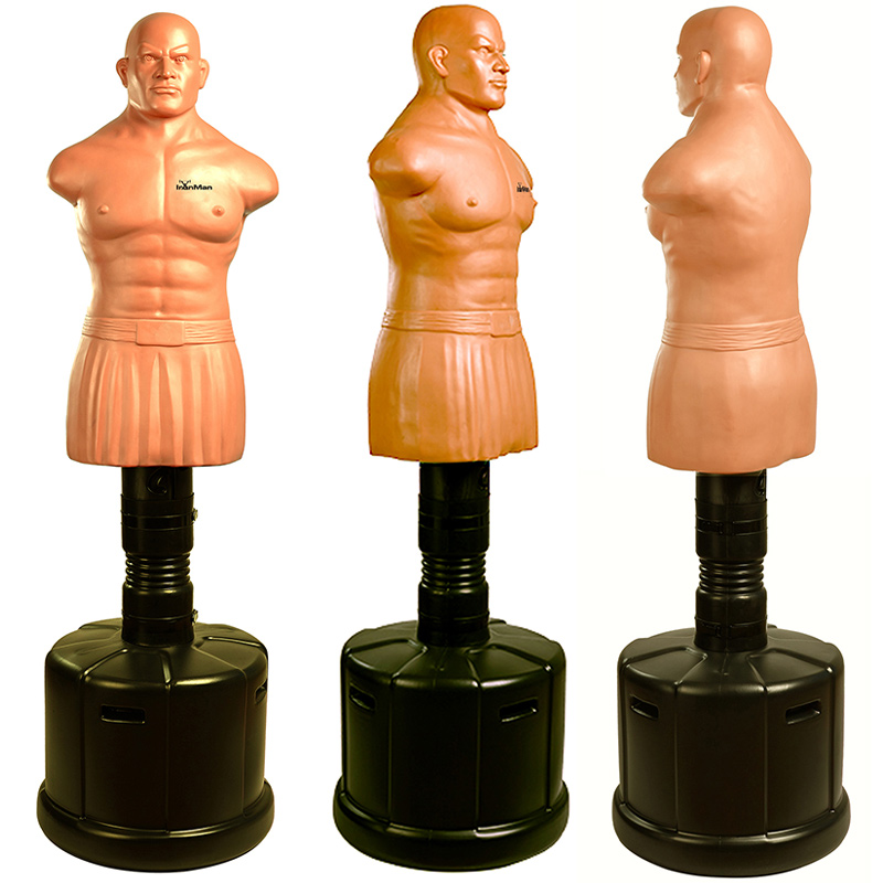 IronMan Free Standing Adjustable Height Punch Bag Sparring Dummy Man