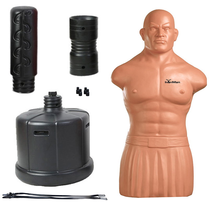 IronMan Free Standing Adjustable Height Punch Bag Sparring Dummy Man