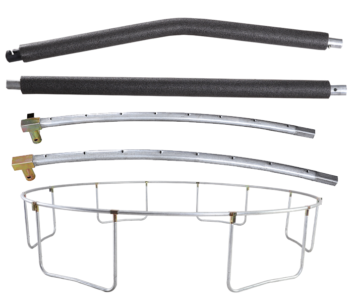 12ft Trampoline with Enclosure and Basketball Hoop