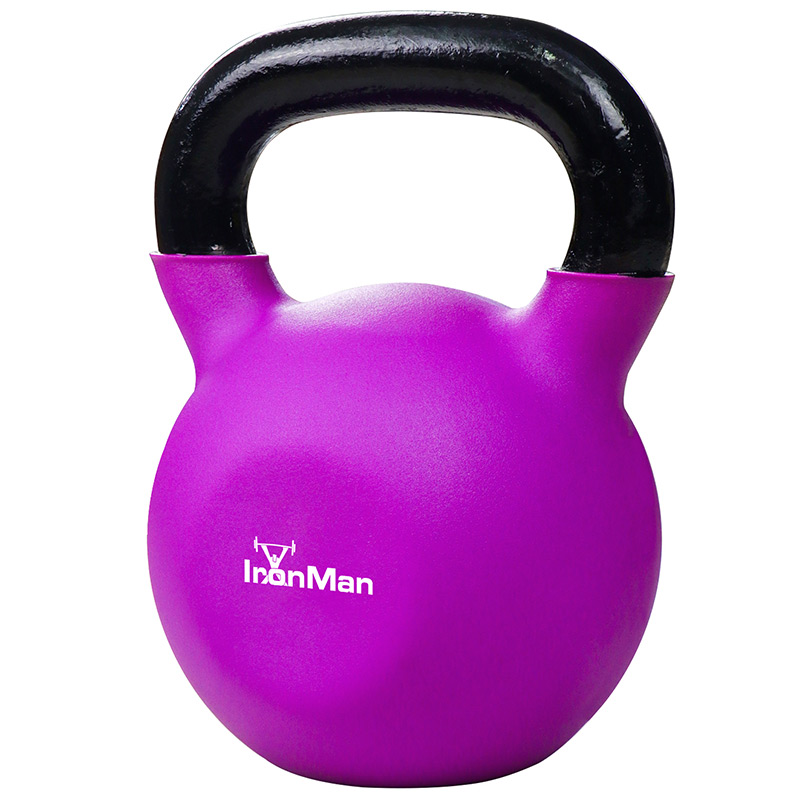 Ironman 32kg Cast Iron Coated Kettlebell